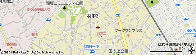 田ノ上第二コミュニティ公園周辺の地図