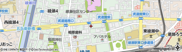 ホットヨガスタジオ ラバ 綾瀬店(LAVA)周辺の地図