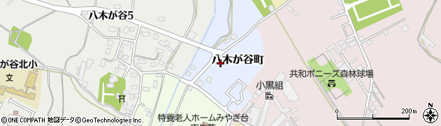 千葉県船橋市八木が谷町周辺の地図