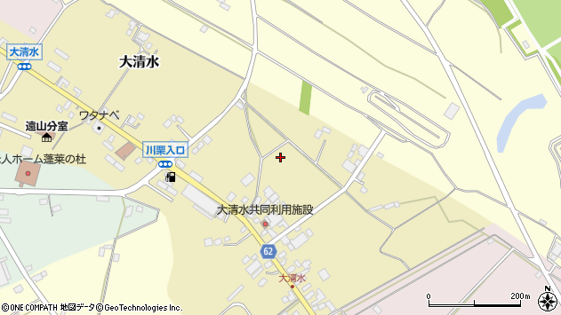 〒286-0122 千葉県成田市大清水の地図