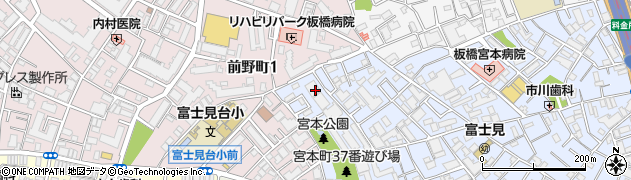 東京都板橋区宮本町39-14周辺の地図