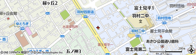 セブンイレブン羽村富士見平１丁目店周辺の地図