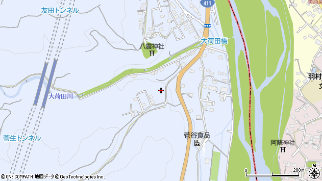 〒198-0051 東京都青梅市友田町の地図