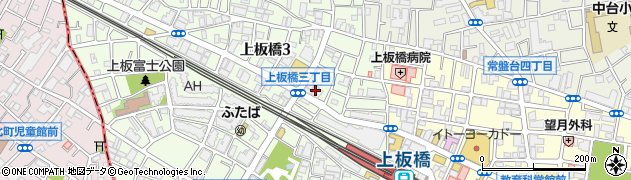上板橋どうぶつ病院周辺の地図