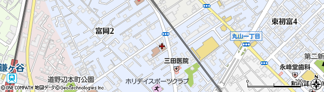 鎌ケ谷市消防本部中央消防署周辺の地図