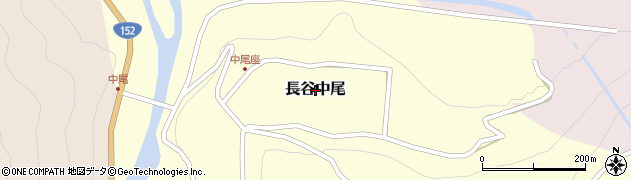 長野県伊那市長谷中尾周辺の地図