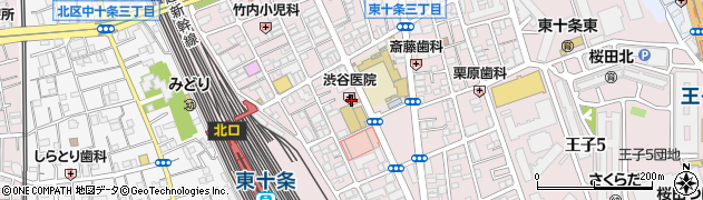 渋谷医院周辺の地図