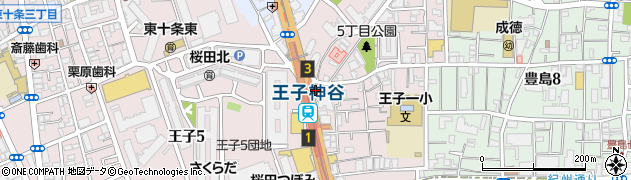 ママのリフォーム　王子神谷店周辺の地図