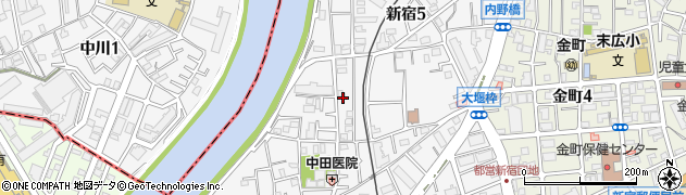 東京都葛飾区新宿5丁目10 6の地図 住所一覧検索 地図マピオン