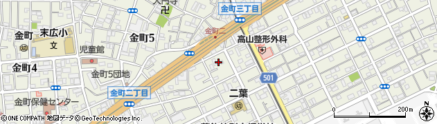 東京都葛飾区金町周辺の地図