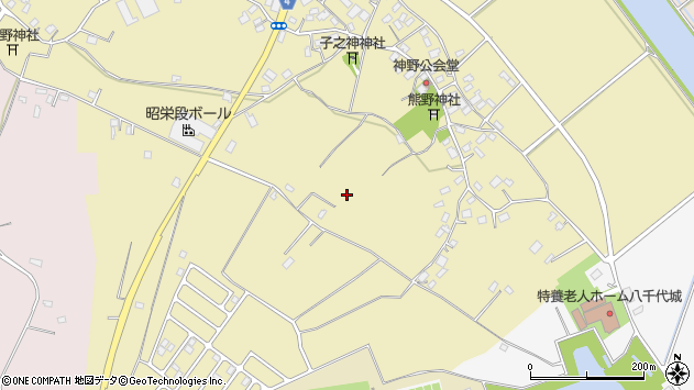 〒276-0016 千葉県八千代市神野の地図