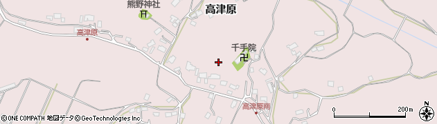 千葉県多古町（香取郡）高津原周辺の地図