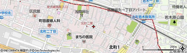 練馬北町郵便局 ＡＴＭ周辺の地図