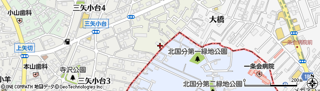 千葉県松戸市二十世紀が丘萩町464周辺の地図