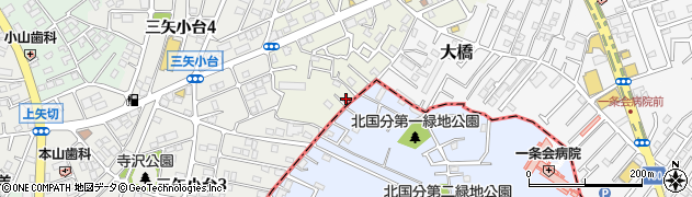 千葉県松戸市二十世紀が丘萩町450周辺の地図