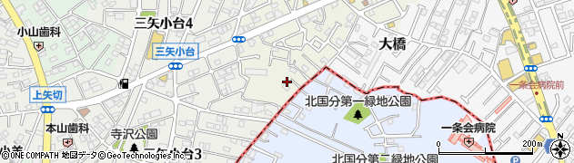 千葉県松戸市二十世紀が丘萩町461周辺の地図