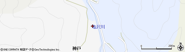 亀沢川周辺の地図
