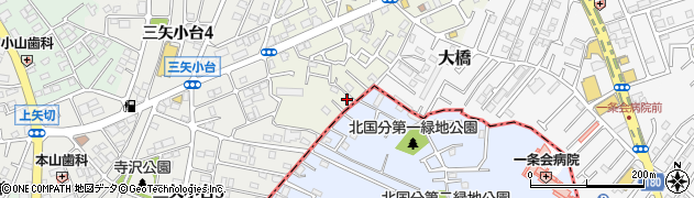 千葉県松戸市二十世紀が丘萩町443周辺の地図