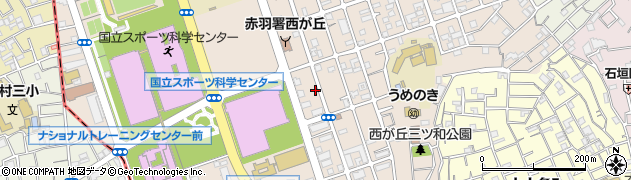 東京都北区西が丘2丁目17-17周辺の地図