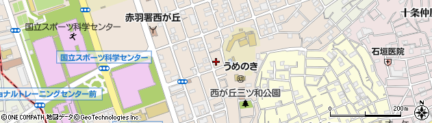 東京都北区西が丘2丁目20-3周辺の地図