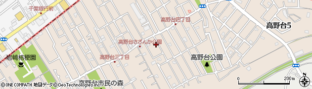 千葉県船橋市高野台周辺の地図