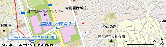 東京都北区西が丘2丁目17-16周辺の地図