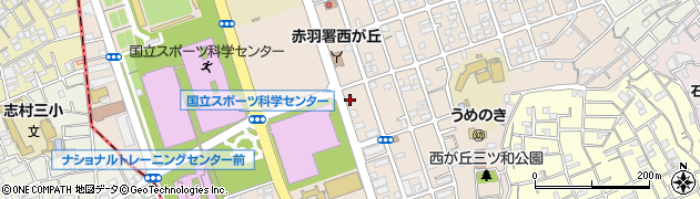 東京都北区西が丘2丁目17-3周辺の地図