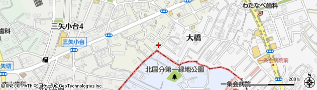 千葉県松戸市二十世紀が丘萩町362周辺の地図