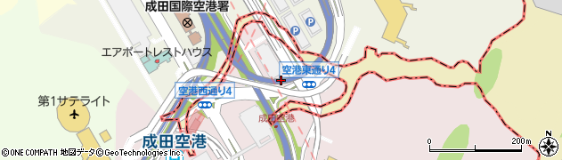 成田市消防本部三里塚消防署空港分署周辺の地図