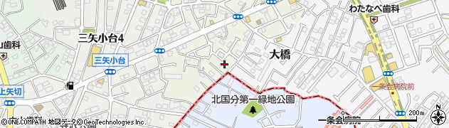 千葉県松戸市二十世紀が丘萩町352周辺の地図
