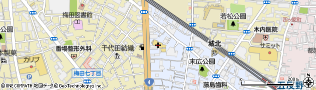 ＡＢＳ卸売センター　足立店周辺の地図