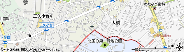 千葉県松戸市二十世紀が丘萩町351周辺の地図