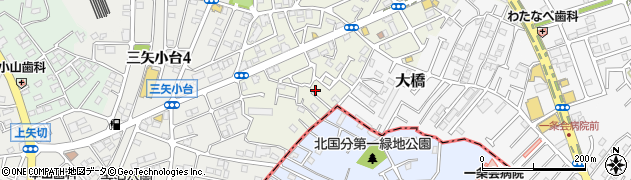千葉県松戸市二十世紀が丘萩町378周辺の地図