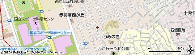 東京都北区西が丘2丁目20-6周辺の地図