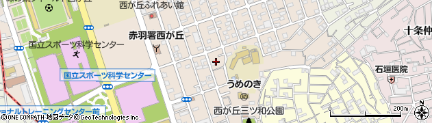 東京都北区西が丘2丁目20-7周辺の地図