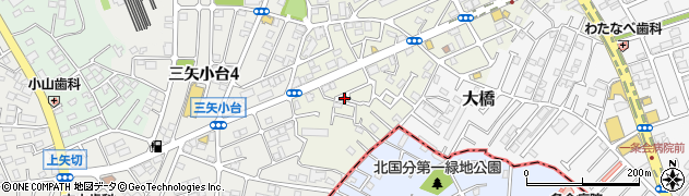 千葉県松戸市二十世紀が丘萩町341周辺の地図