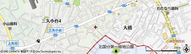 千葉県松戸市二十世紀が丘萩町344周辺の地図