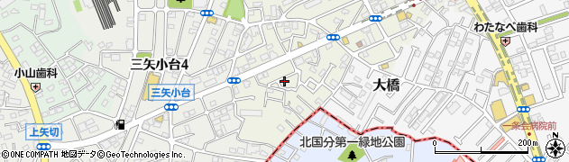 千葉県松戸市二十世紀が丘萩町340周辺の地図