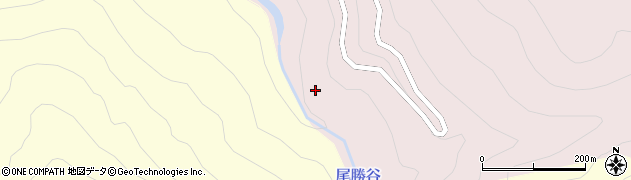 尾勝谷周辺の地図