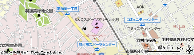 羽村市スポーツセンター周辺の地図