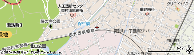 有限会社東村山電気周辺の地図