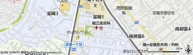 富岡公園周辺の地図