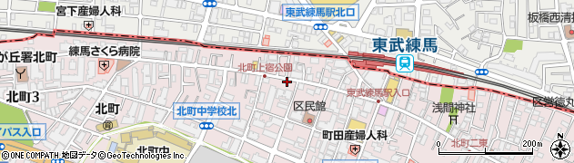 練馬北町鍼灸院周辺の地図