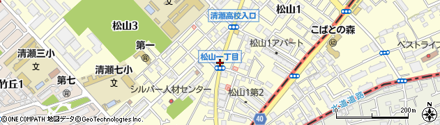 松山１周辺の地図