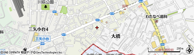 千葉県松戸市二十世紀が丘萩町308周辺の地図