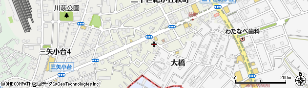 千葉県松戸市二十世紀が丘萩町283周辺の地図