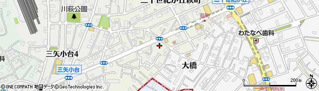 千葉県松戸市二十世紀が丘萩町226周辺の地図