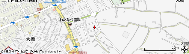 千葉県松戸市二十世紀が丘丸山町109周辺の地図
