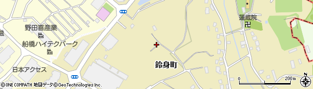 千葉県船橋市鈴身町周辺の地図