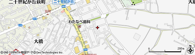 千葉県松戸市二十世紀が丘丸山町103周辺の地図